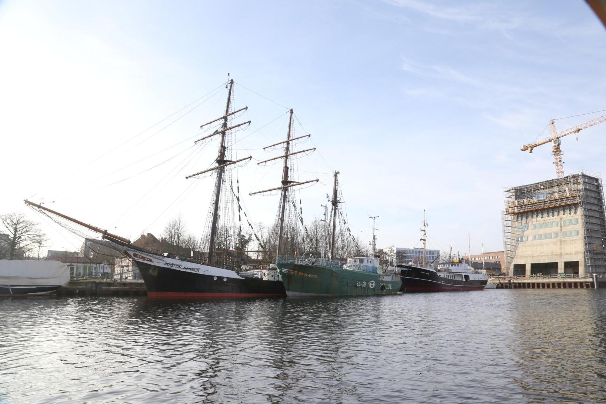 Schiffshotel "Schlafen Im Hafen" Hamburg Zewnętrze zdjęcie